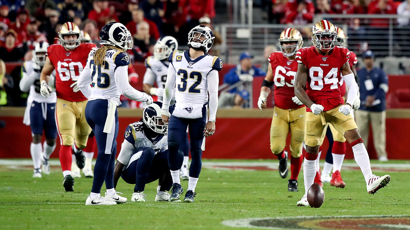 Kyle Shanahan credits pivotal turnovers for 49ers' 30-23 win over Rams –  NBC Sports Bay Area & California