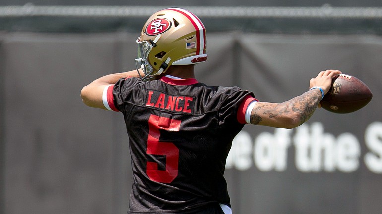 How is Trey Lance impacted by Jimmy Garoppolo staying with 49ers