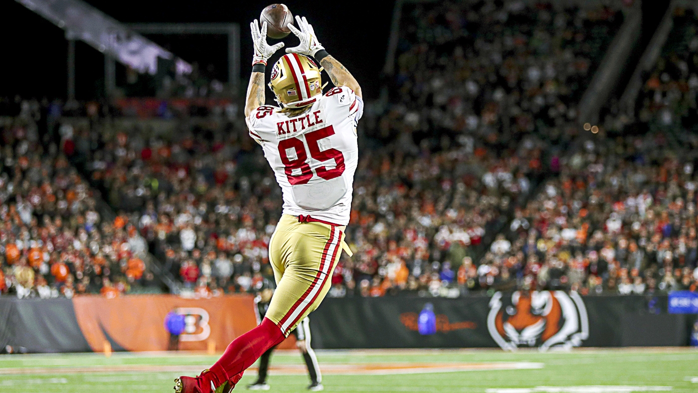 49ers' George Kittle on pace to earn highest-ever PFF grade by a tight end