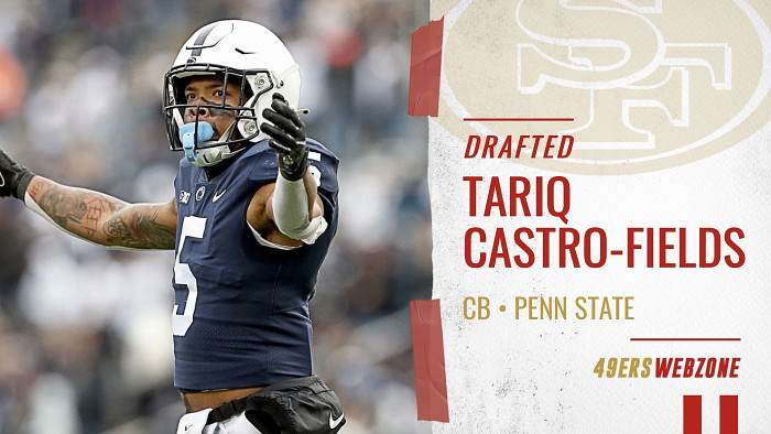 49ers draft Penn St. CB Tariq Castro-Fields with the 221st overall pick -  Niners Nation