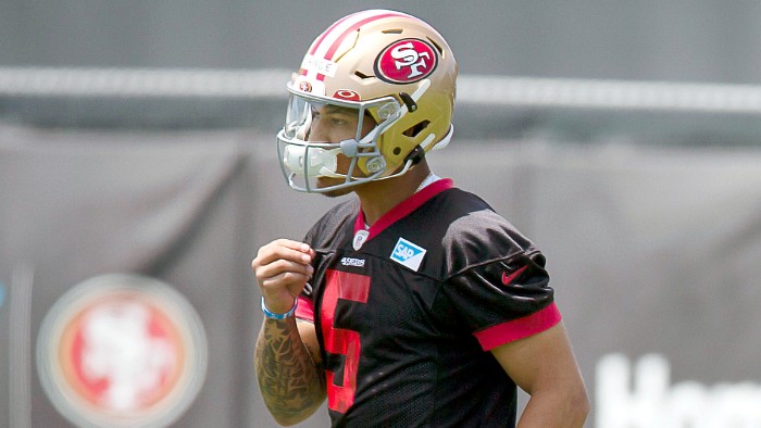 49ers QB Trey Lance happy in San Francisco despite uncertain status