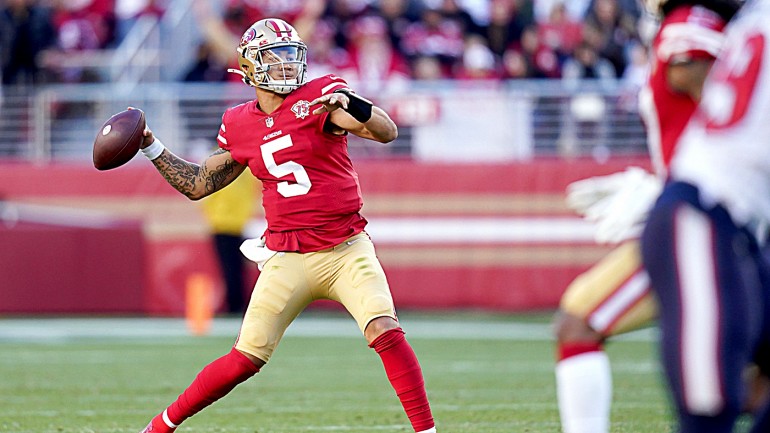 Watch: Trey Lance wows fans with deep TD pass to Danny Gray in 49ers-Vikings  joint practice
