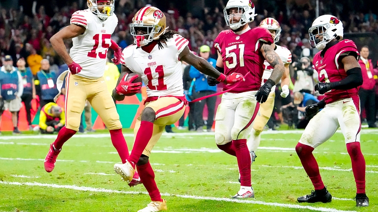 49ers' offense comes alive in dominant 38-10 win over Cardinals