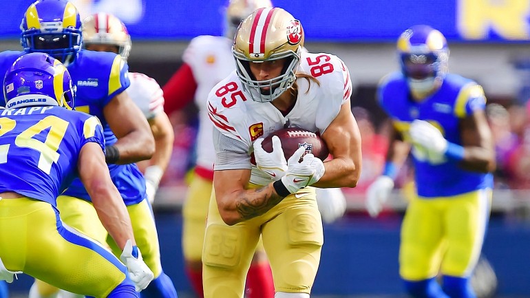 49ers TE George Kittle wore an epic T-shirt to the podium in his postgame  presser