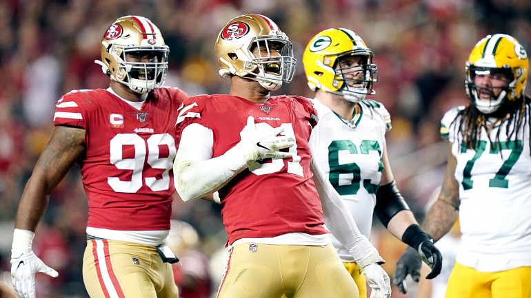 It's hard to envision the Niners having much of a dropoff' vs