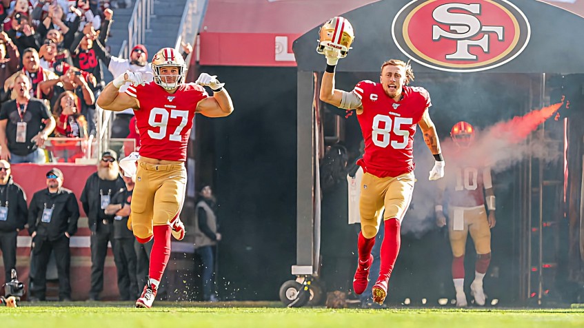 The #49ers led the NFL with 8 total players named to the #NFLTop100 