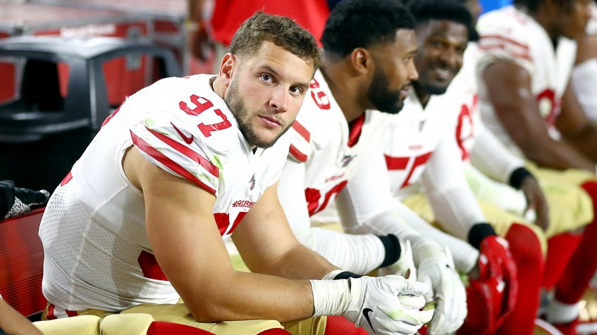 49ers DE Nick Bosa making run at records, awards - The San Diego  Union-Tribune