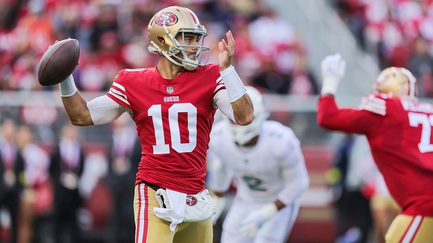 Report: Garoppolo does not need foot surgery; could return in 7-8 weeks -  CBS San Francisco