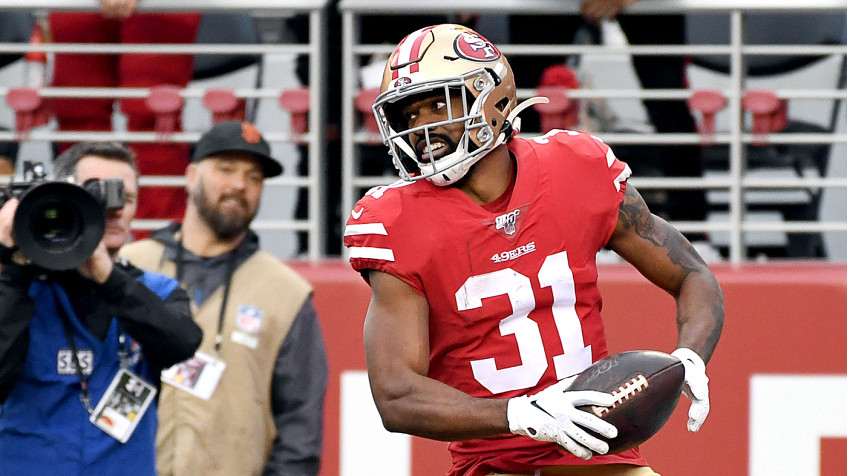 49ers' Raheem Mostert breaks own record, reaches over 23 MPH on 80-yard TD  score vs. Jets