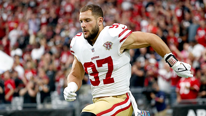 49ers News: Nick Bosa makes Minnesota the land of 10,000 sacks