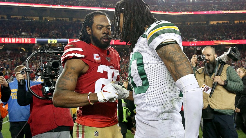 Richard Sherman and his superbowl ring!