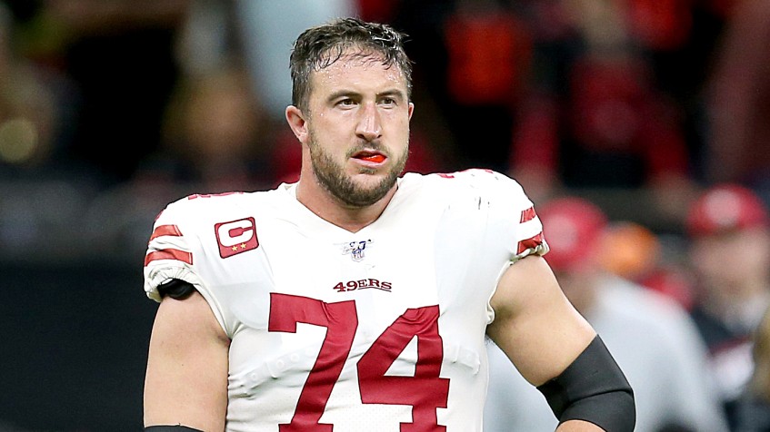 San Francisco 49ers offensive tackle Joe Staley (74) during 49ers