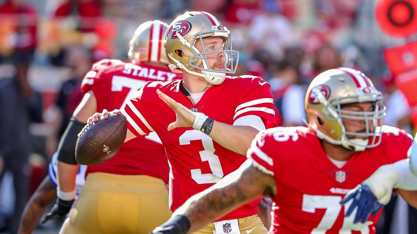 Watch: 49ers QBs Trey Lance, Sam Darnold throwing at TEU