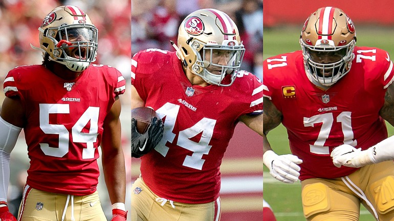 49ers' Fred Warner, Kyle Juszczyk, Trent Williams earn Pro Bowl