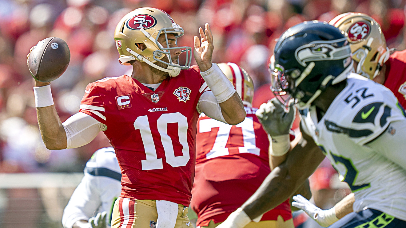 Jimmy Garoppolo injury: 49ers QB misses practice all Week 17 - DraftKings  Network