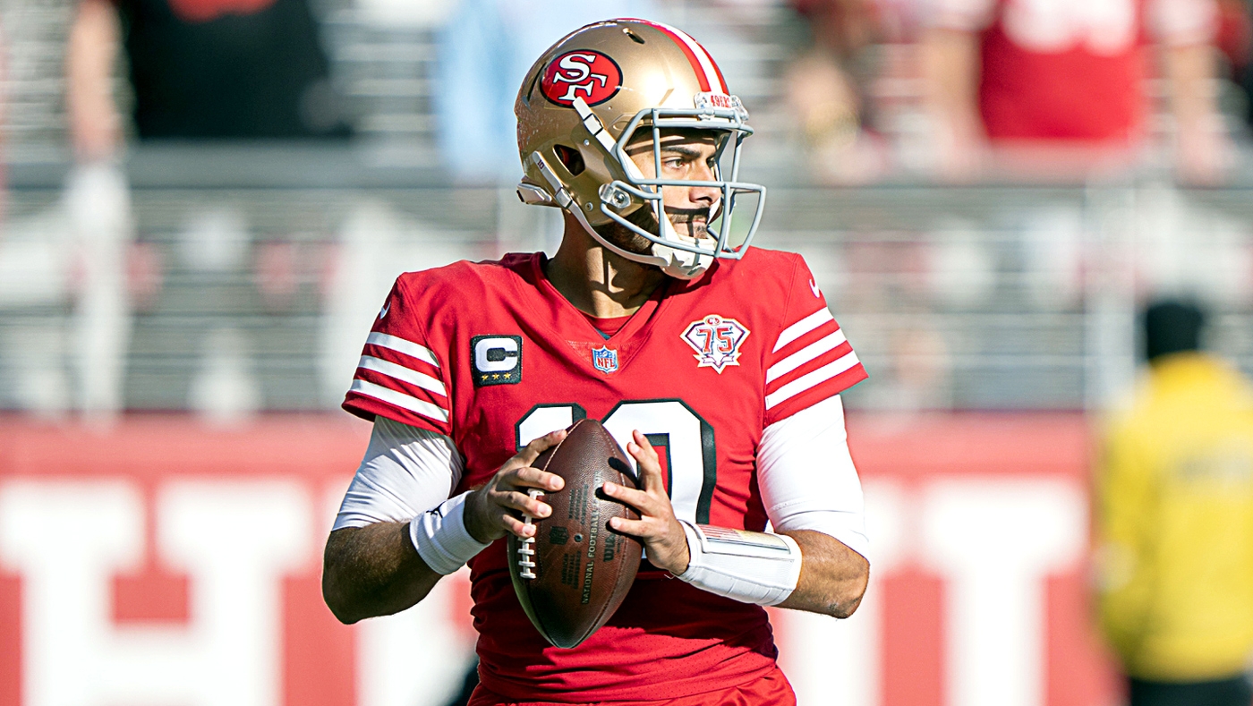 49ers' Jimmy Garoppolo smiles during loss in viral moment