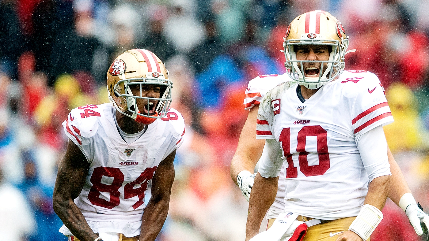 Kendrick Bourne switches to jersey No. 84, likely means Jimmy Garoppolo is  wearing No. 10 - Niners Nation