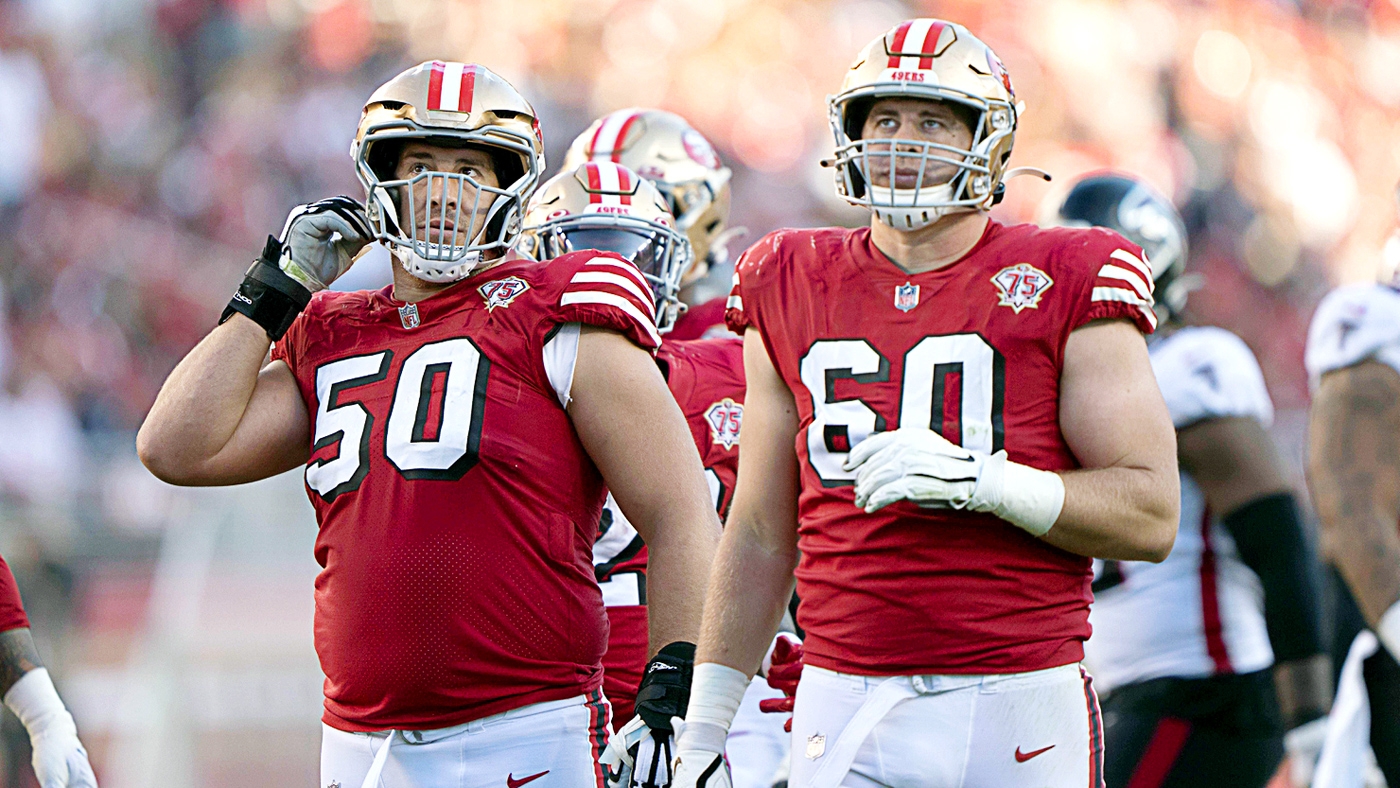 Guards fare well on 49ers' offensive line but Brunskill, McGlinchey hurt