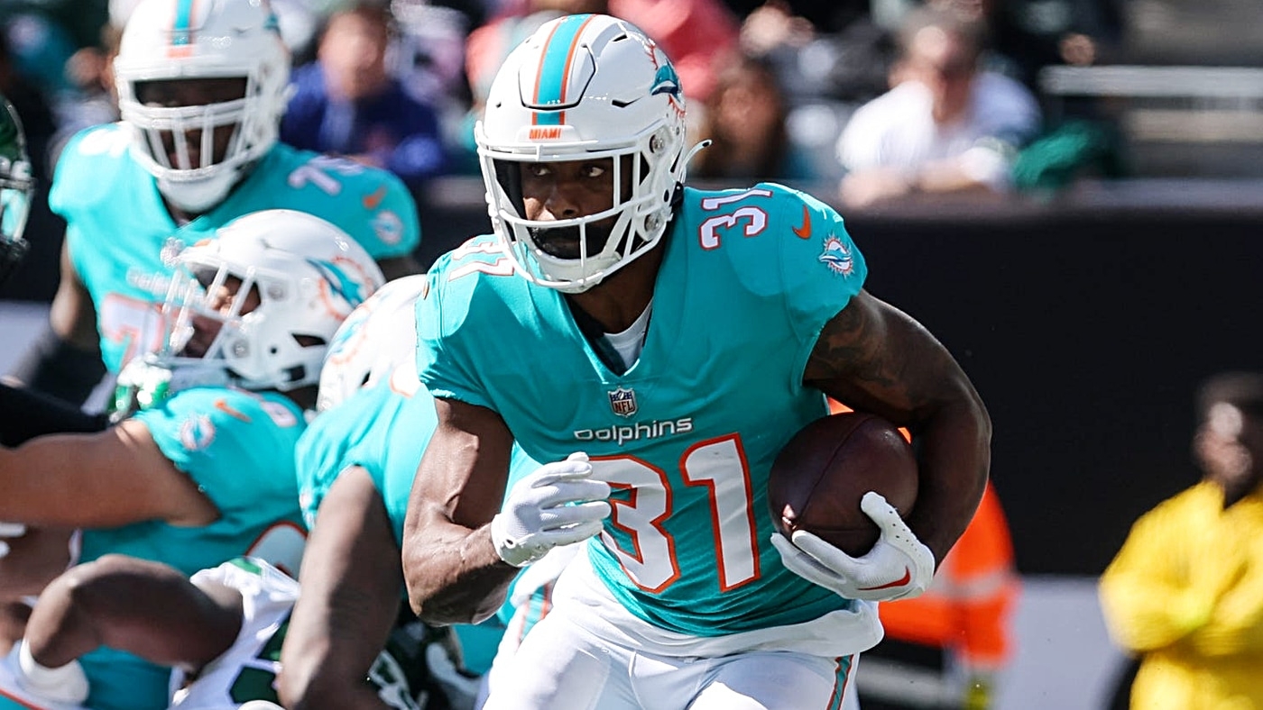 Second straight missed practice has Dolphins RB Raheem Mostert's