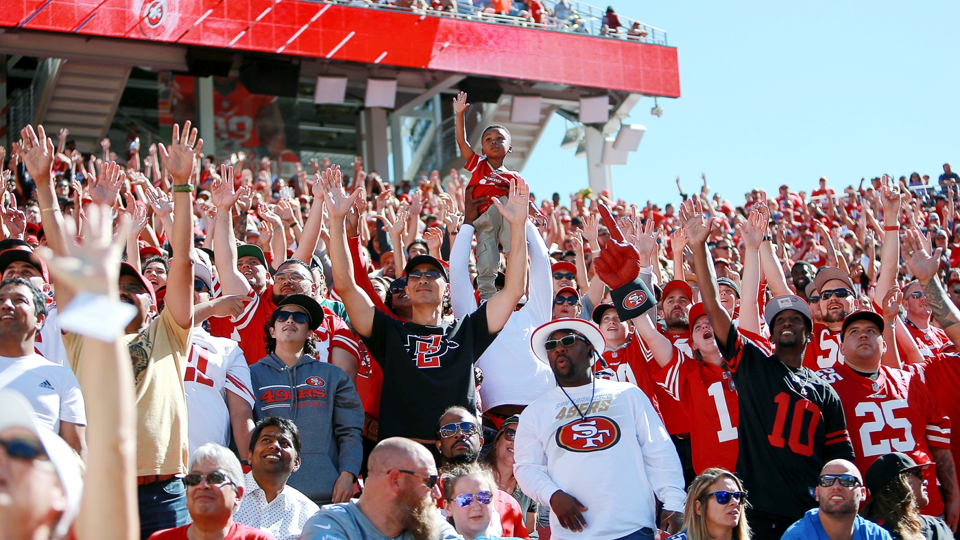 Study ranks 49ers fan base in top 10, ahead of Raiders fans