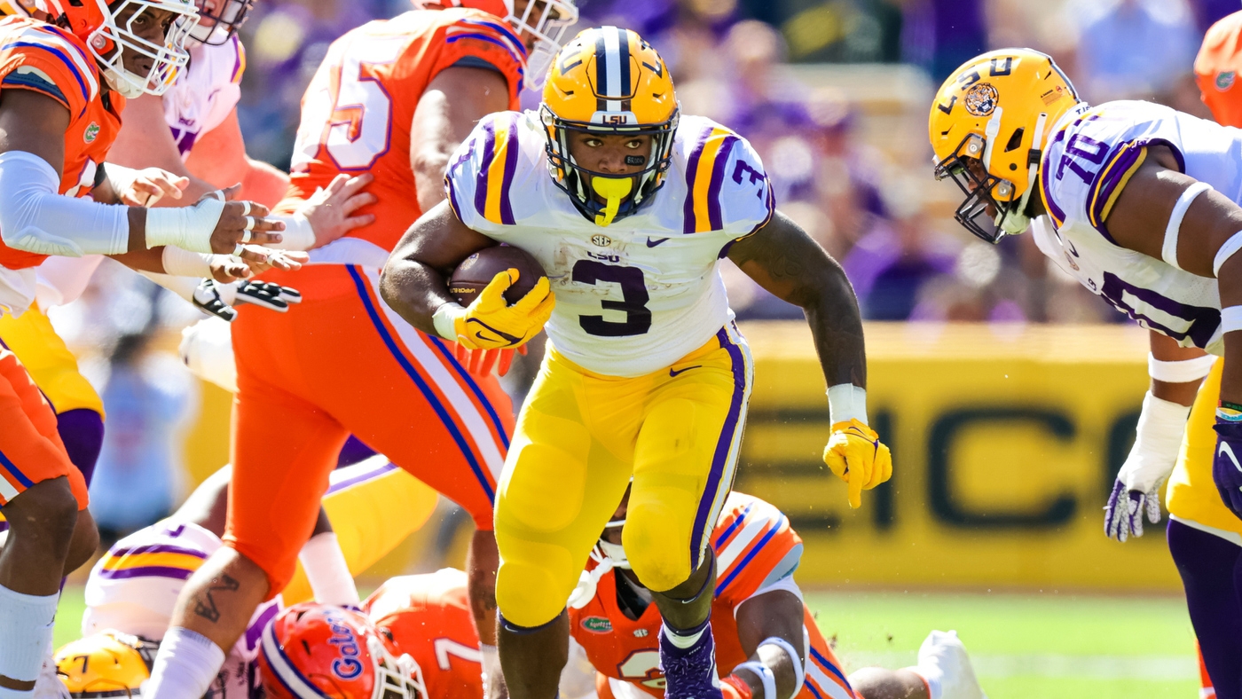 San Francisco 49ers select LSU running back Tyrion Davis-Price in 2022 NFL  Draft - On3