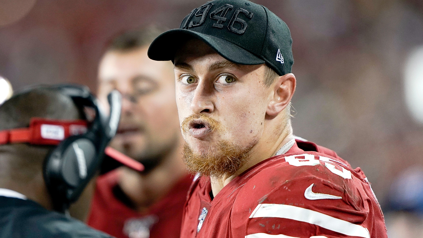 Here's How 49ers Sneakerhead George Kittle Uses Sneaker Thrones