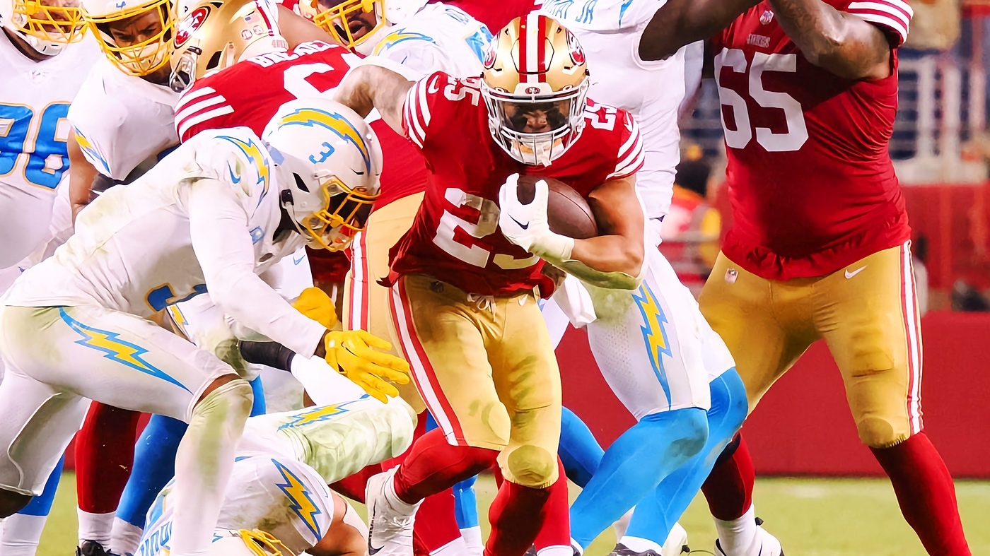 49ers-Chargers: 49ers take late lead on CMC TD, win 22-16