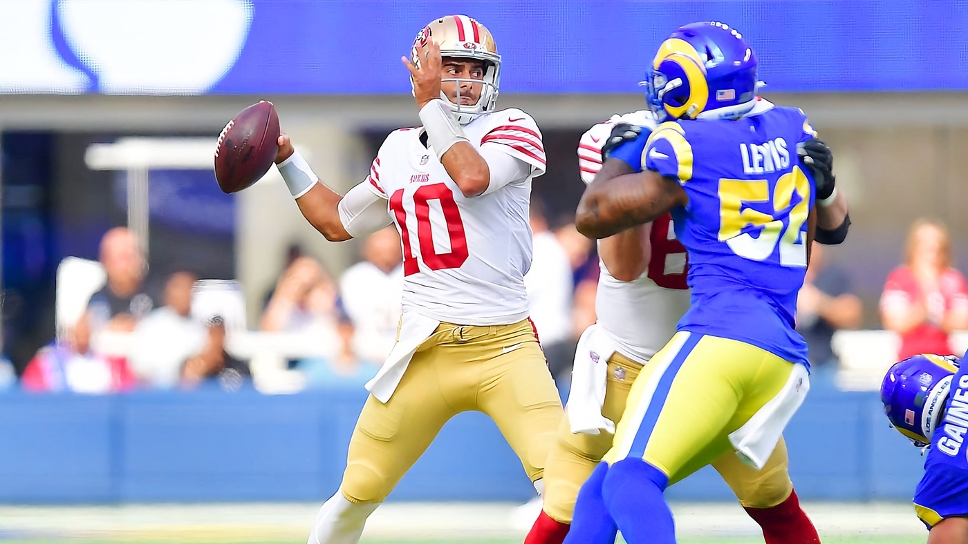 The Rams lose to the San Francisco 49ers, 31-14, eighth