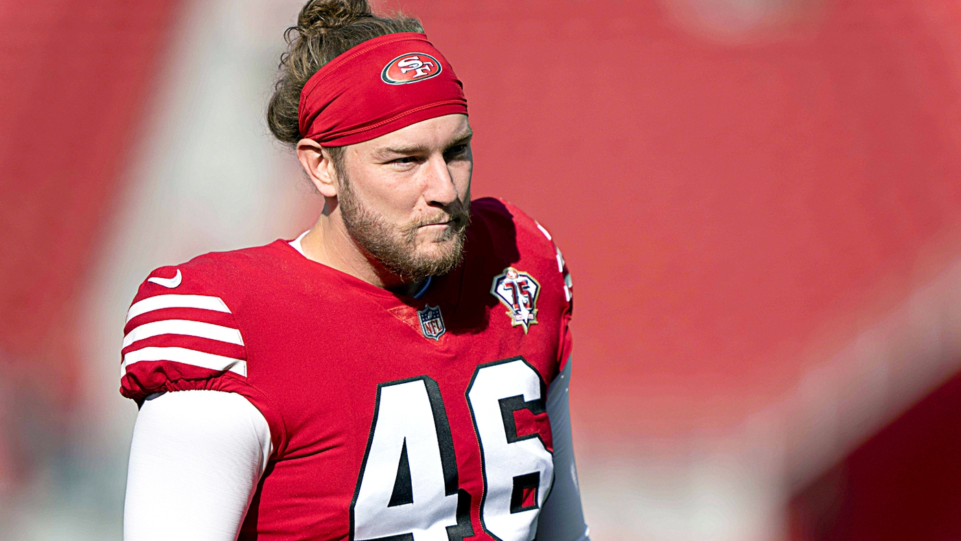 San Francisco 49ers long snapper Taybor Pepper (46) during an NFL