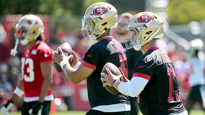 Ravens, 49ers take off the pads for final joint practice