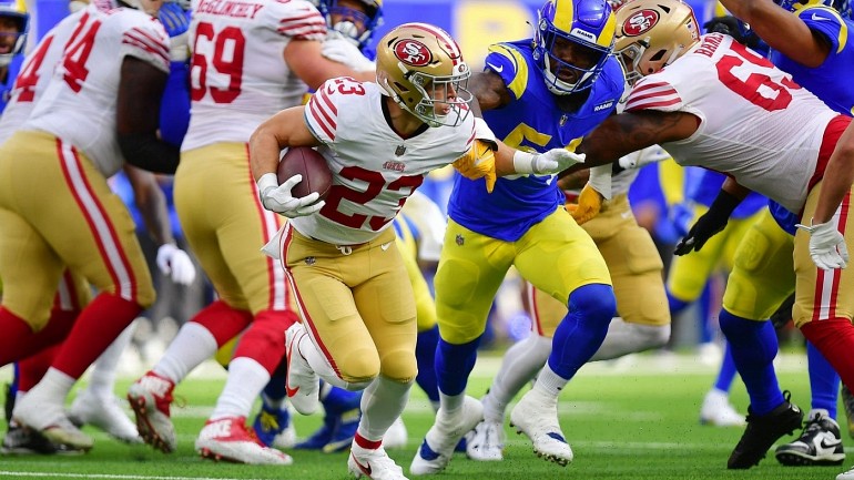 49ers-Rams live blog: Christian McCaffrey scores, Brandon Aiyuk