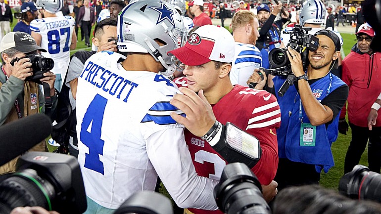 OurSF49ers on X: #49ers Brock Purdy becomes the first QB to ever beat Tom  Brady in their first career NFL start 