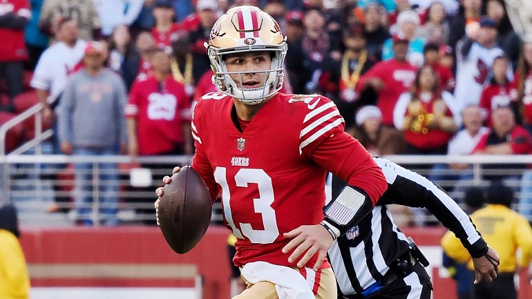 49ers' Kyle Shanahan gives updates on Garoppolo, Mayfield