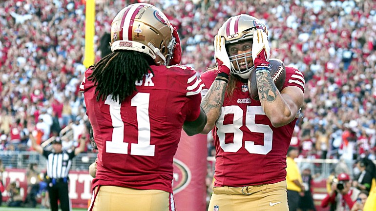 49ers announce new red alternate throwback jerseys for 2021 to honor their  75th season in NFL 