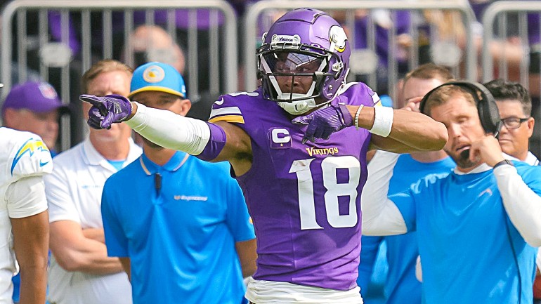 Vikings WR Justin Jefferson has no plans to switch from No. 18