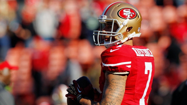 Kaepernick shows off arm, legs in 49ers workouts - The San Diego  Union-Tribune