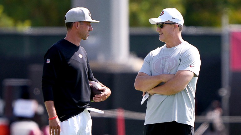 49ers give contract extensions to coach Kyle Shanahan and GM John Lynch -  ABC News