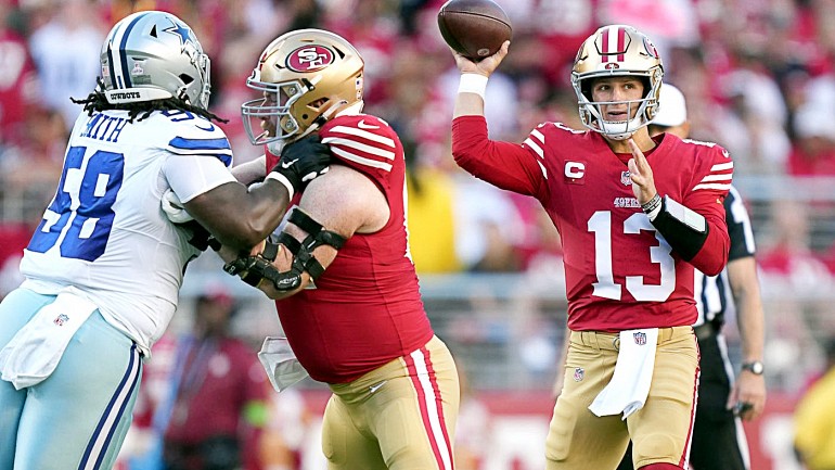 49ers' next game is at Levi's Sunday; opponent is either Bucs or Cowboys