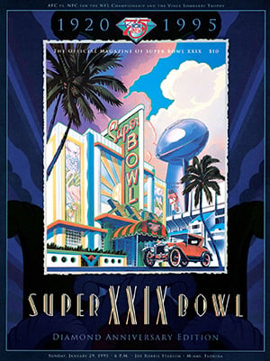 Superbowl XXIX, Chargers vs. 49ers, 1995 (2nd half) 