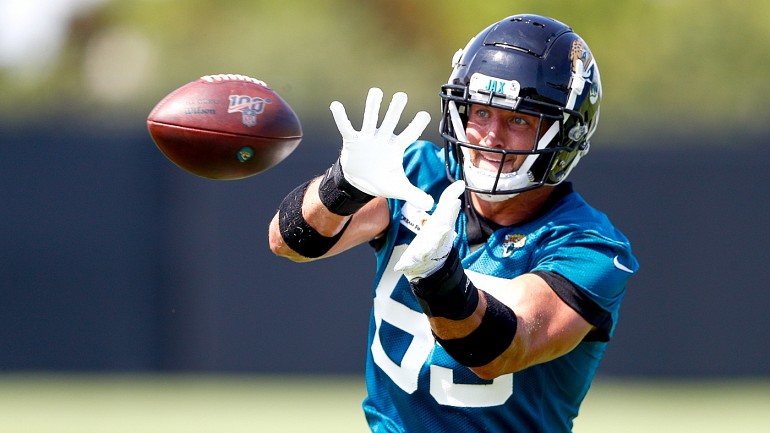 Tim Tebow worked out as tight end with Jaguars