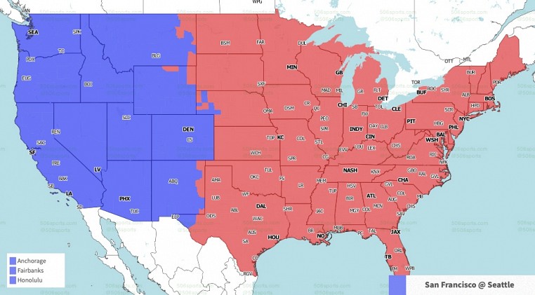 Seahawks at 49ers, Week 17: TV coverage map, radio, announcers, stats, more