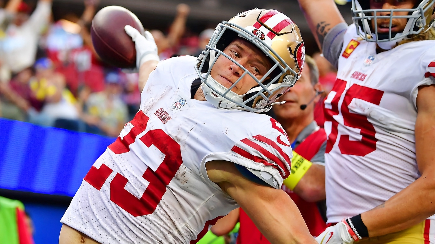 Christian McCaffrey dazzles for 49ers in 31-14 win over Rams