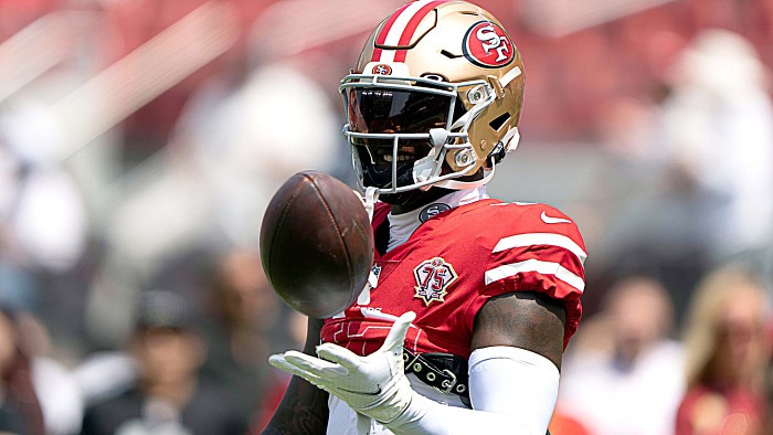 49ers' Deebo Samuel on the mend, final-week return to action possible