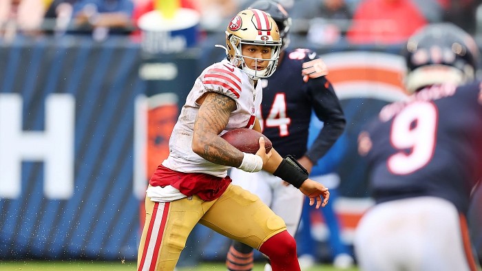 Trey Lance leads mistake-heavy 49ers to last-second 21-20 win over