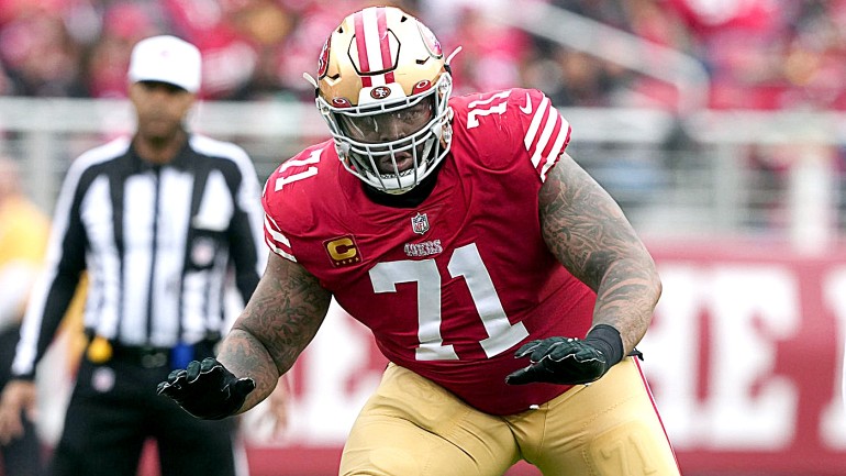 San Jose, California, USA. August 10, 2019: San Francisco 49ers wide  receiver Shawn Poindexter (1) finds himself alone in Cowboy territory being  tackled by Dallas Cowboys linebacker Nate Hall (43) and Dallas