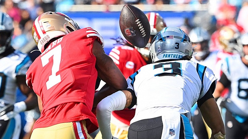 Who were PFF's highest- and lowest-graded 49ers players vs. Panthers? Plus  snap counts