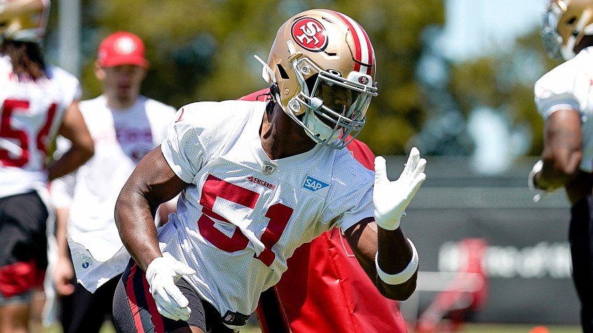 49ers LB Azeez Al-Shaair is Doubtful to Play Against the Atlanta