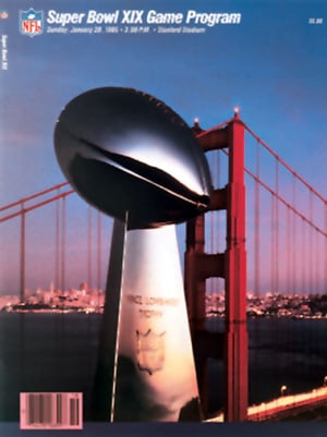 Miami Dolphins faced San Francisco 49ers in Super Bowl 19 in 1985