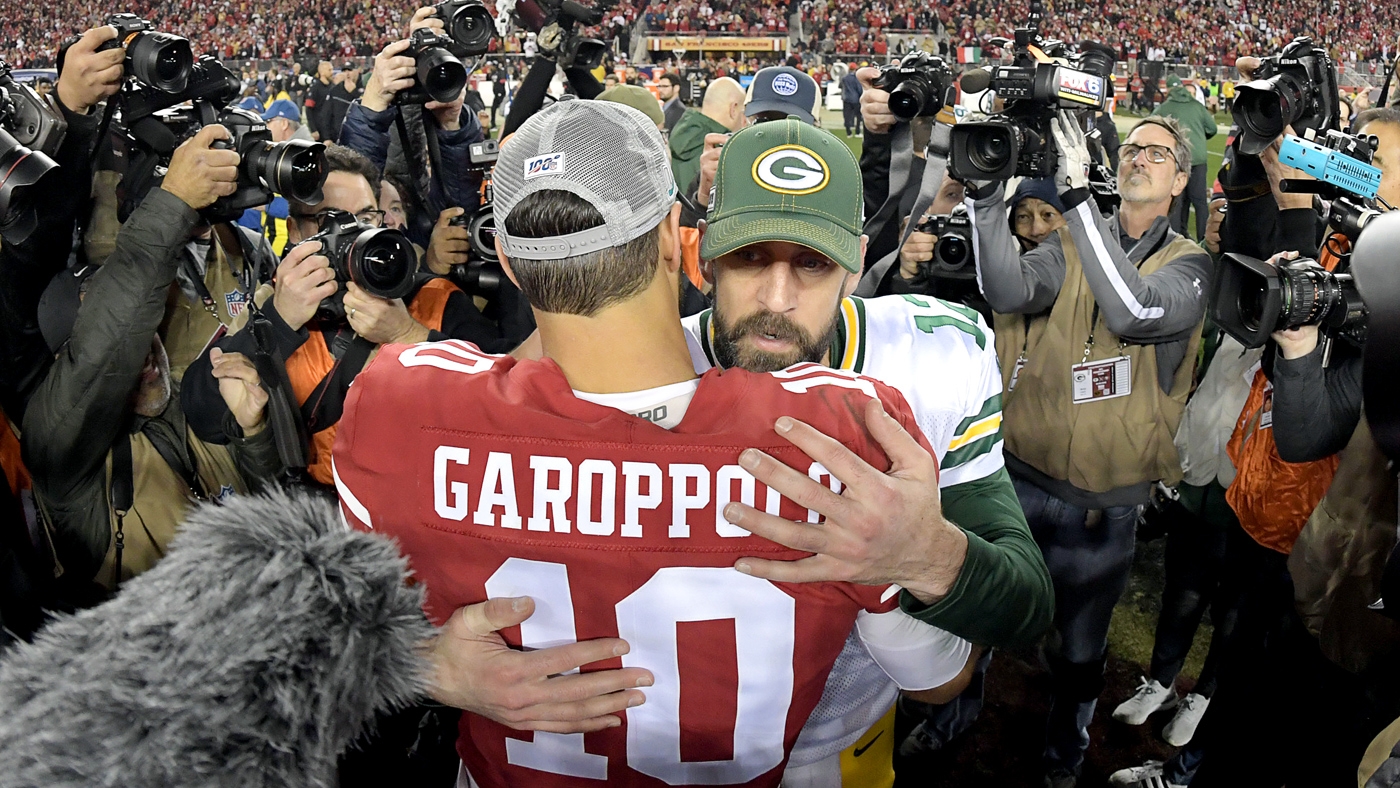 aaron rodgers in 49ers jersey