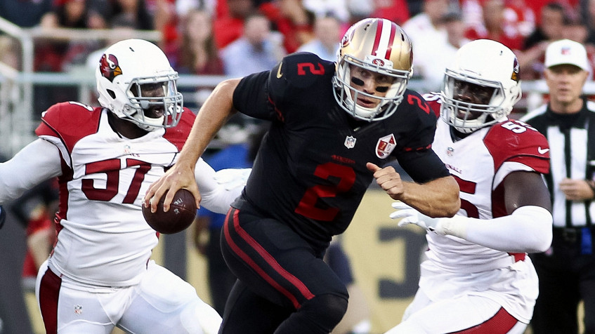 49ers blow fourth-quarter lead to Cardinals in sixth straight loss